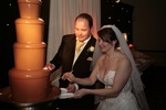 Mike & Lynne at the chocalate fountain